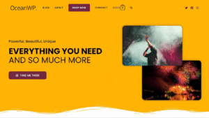 Ocean wp theme for blog